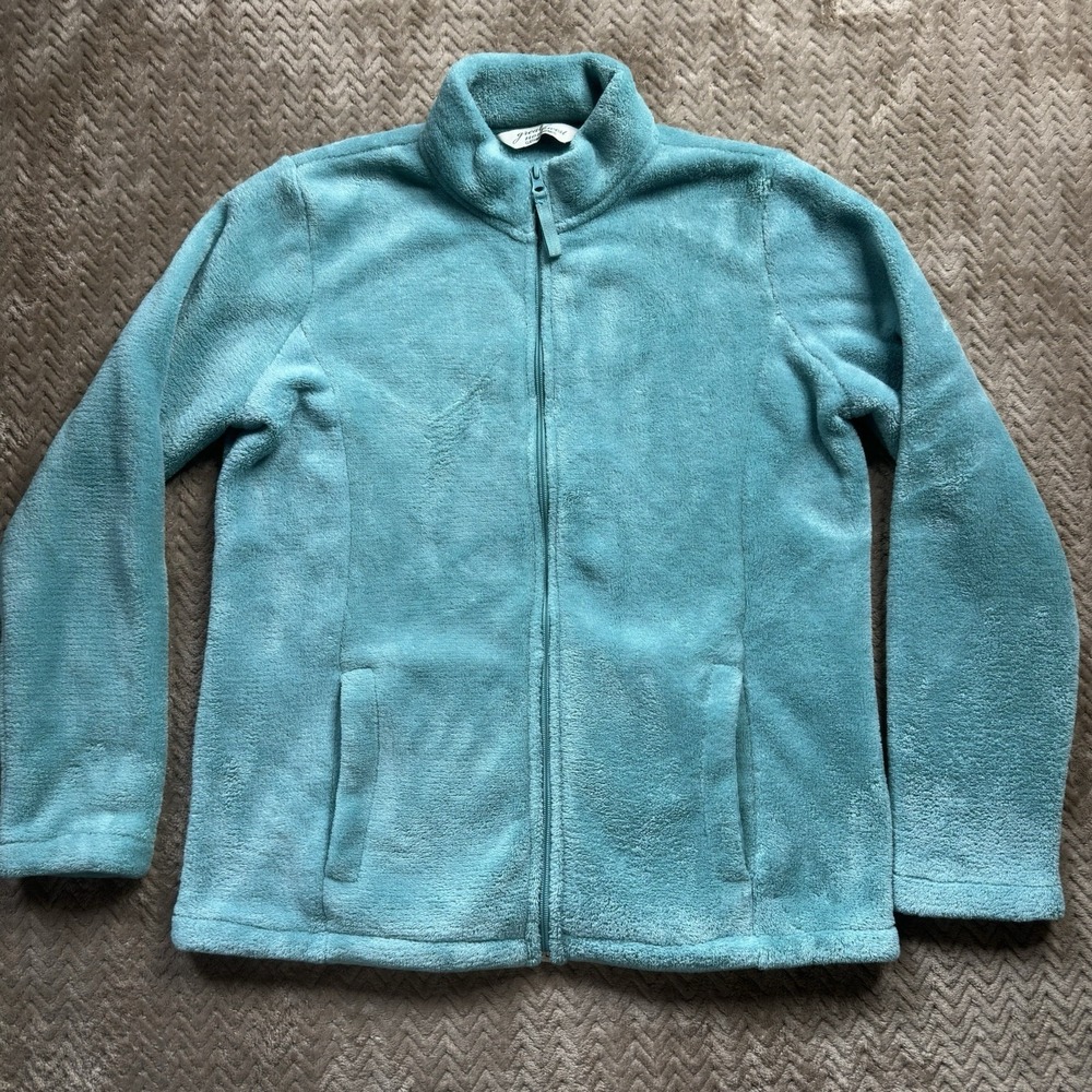 Great Northwest Fuzzy Fleece Full Zip Women's Medium Camping Outdoor Hiking